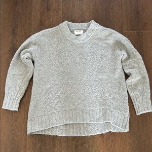 Old Navy Crewneck Sweater Light Gray | Old Navy Gray Sweater | Crewneck Sweater